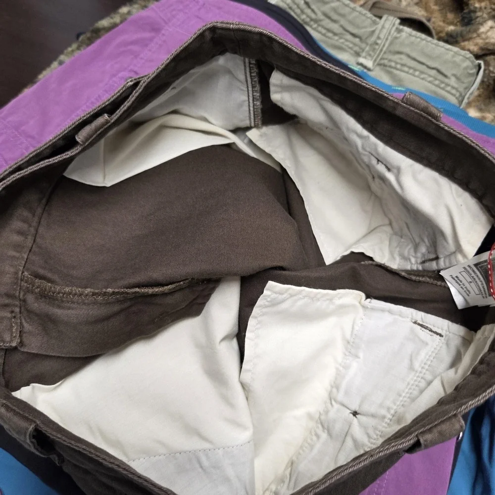 The North Face Shorts Womens 6 Brown Twill Gurkha Extended Waistband Tab
